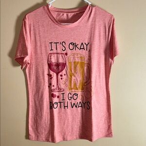 Trendy Pink Graphic Tee